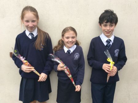 Maebh, Cara and Jack earned over 50 points in Accelerated Reading.